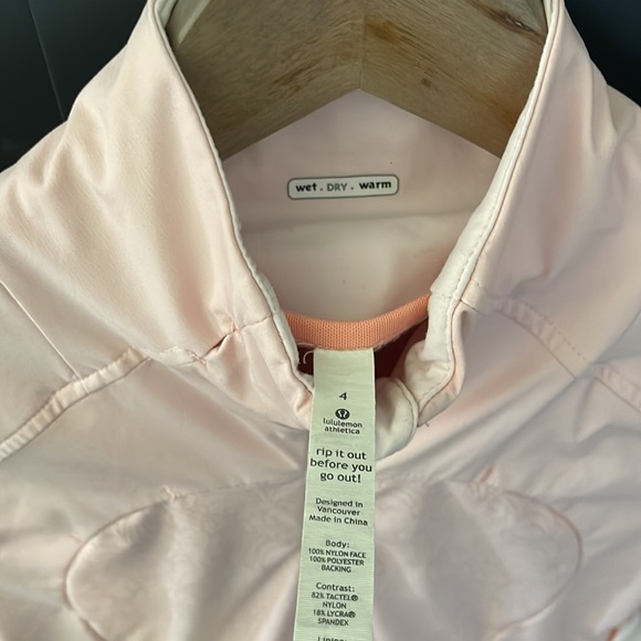 Lululemon Jacket - Pink - Size 4 - Picture 8 of 10
